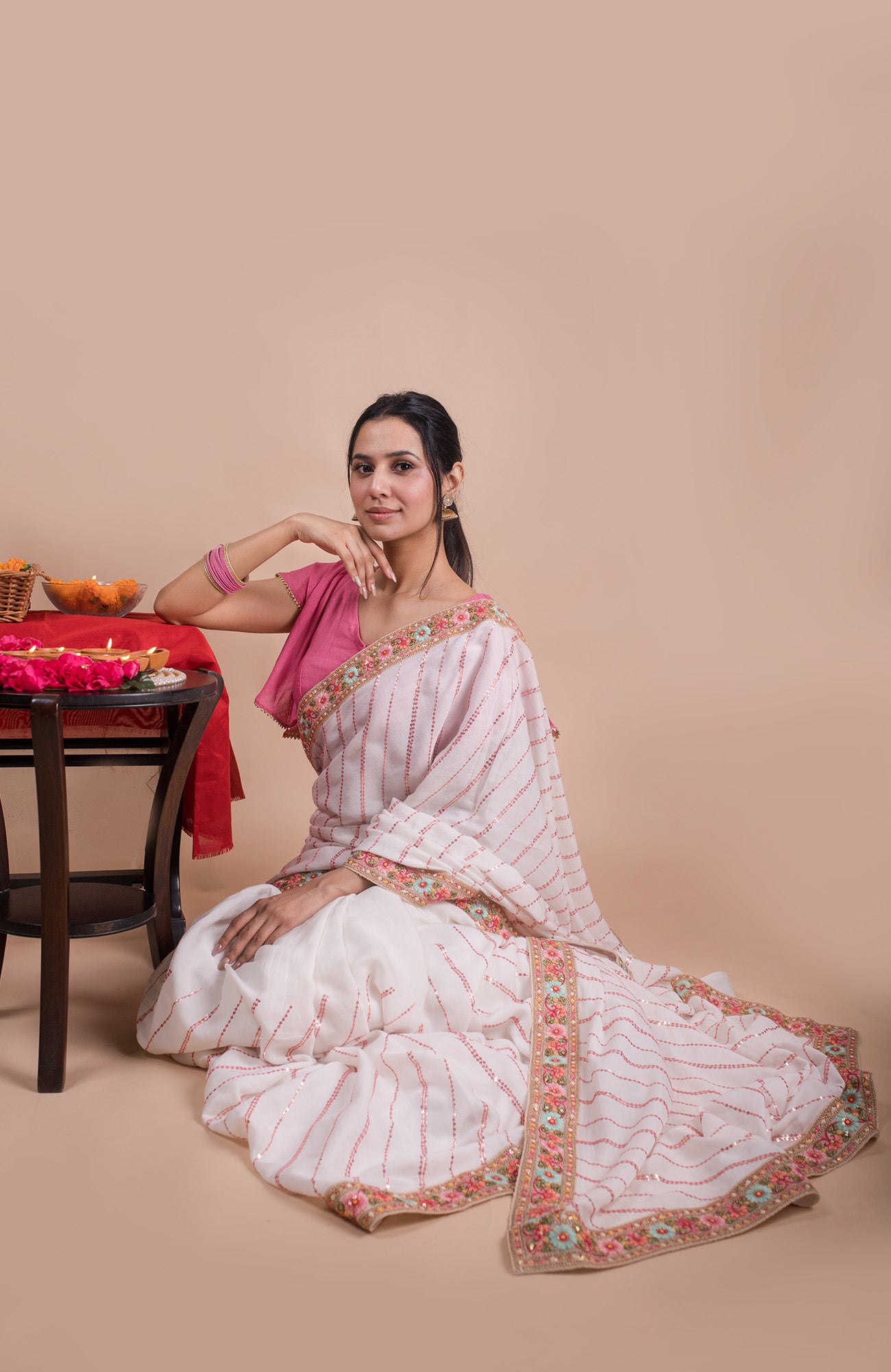 SHOW-STOPPER SOYBEAN SAREE
