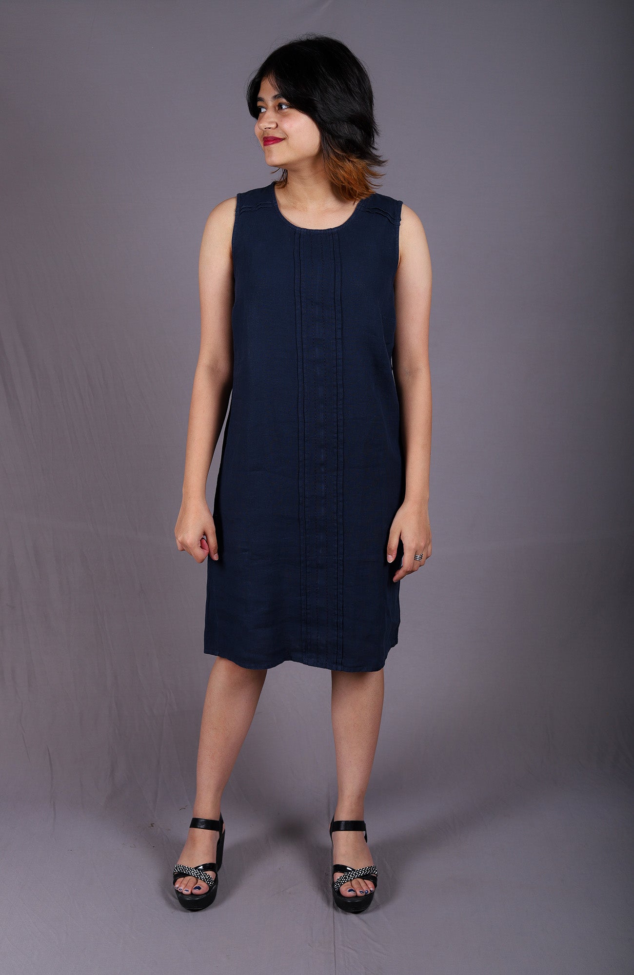 Linen Blue dress