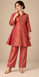 Brocade Top & Tissue Trouser Co-ord Set
