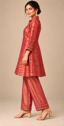 Brocade Top & Tissue Trouser Co-ord Set