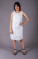 Linen White Dress